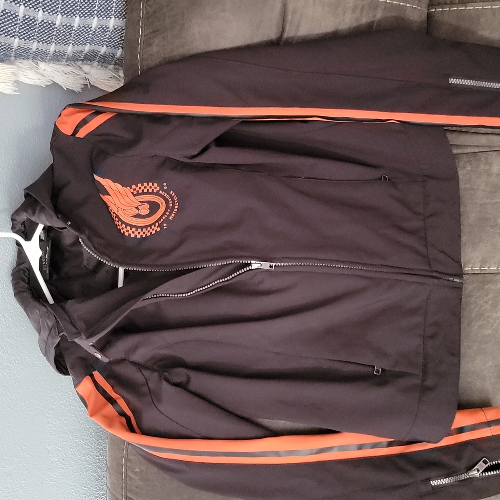 Womens size Medium Harley Davidson water proof jacket, black